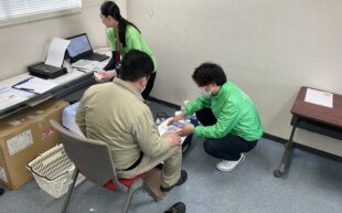 住友化学株式会社大阪工場で、健康測定会を実施いたしました。